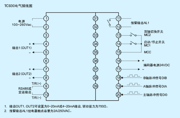 TC930接线